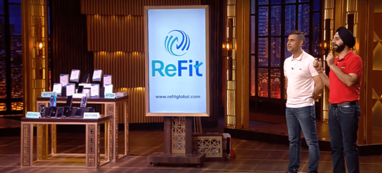 ReFit Global, Shark Tank, Saket Saurav, Avneet Singh, Refurbished Mobile