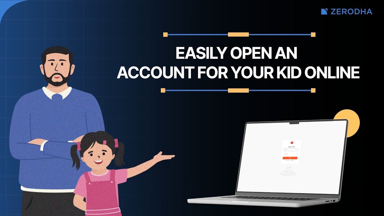 Open a minor demat account online with Zerodha for free