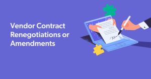 renegotiate vendor contracts, budget variations