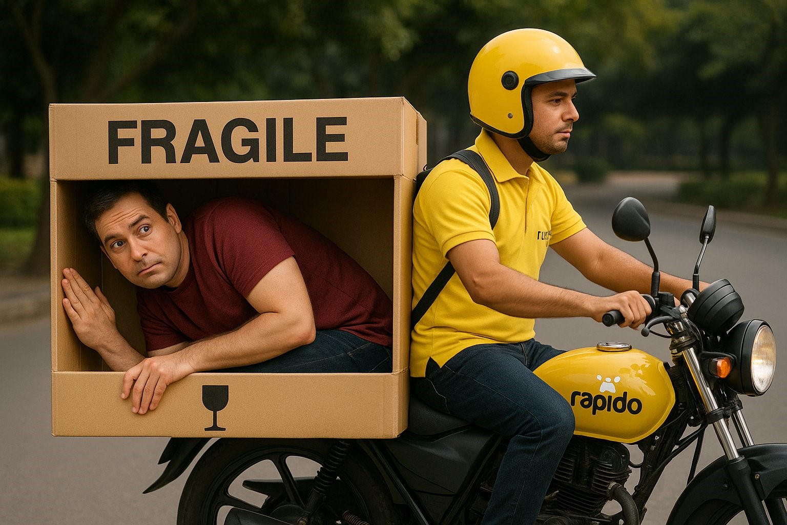 Bike Parcel Hack